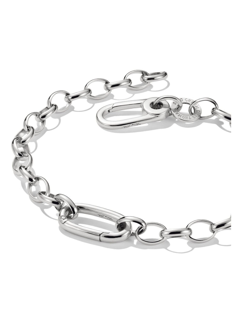 Thomas Sabo Silver Plated Charm Connect Link Bracelet