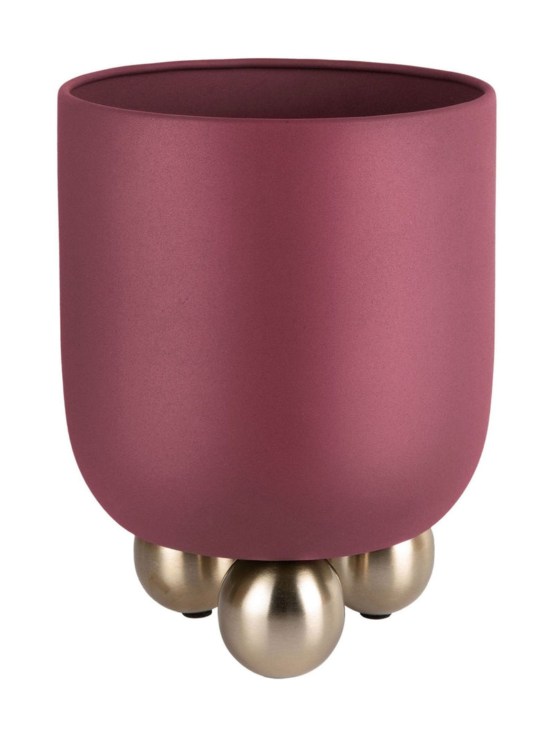 Present Time Dark Mauve Large Estilo Plant Pot