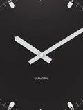 Karlsson Black Sucinto Dome Wall Clock