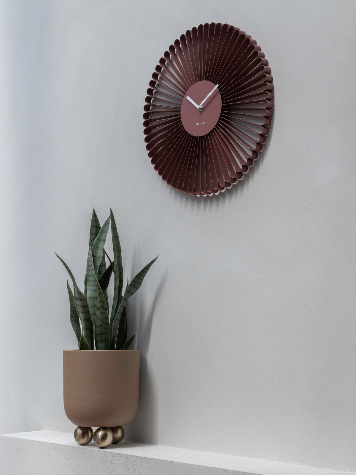 Karlsson Off White Cascara Wall Clock 50cm