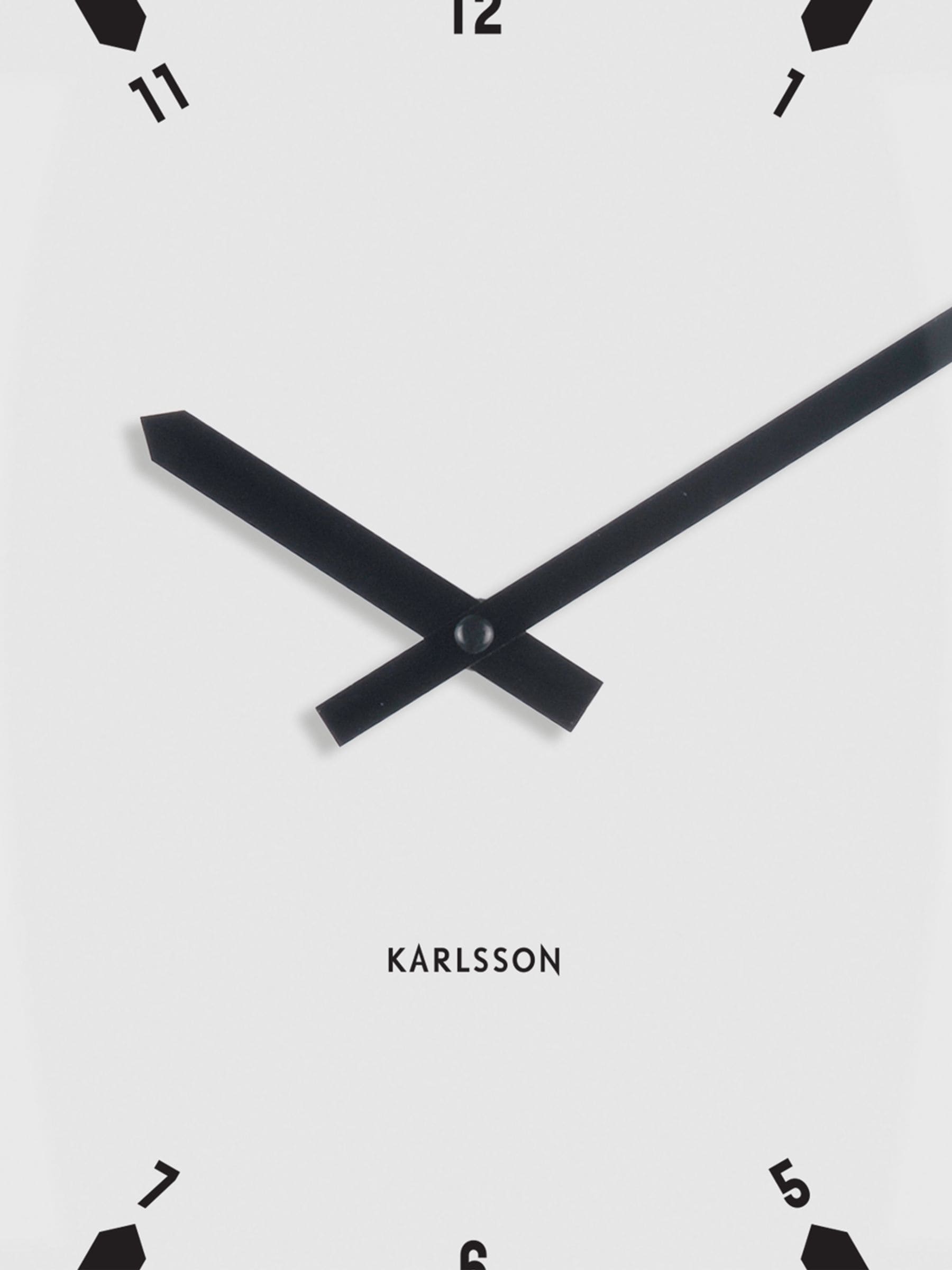 Karlsson wall clock white dome 35cm, imported from the UK