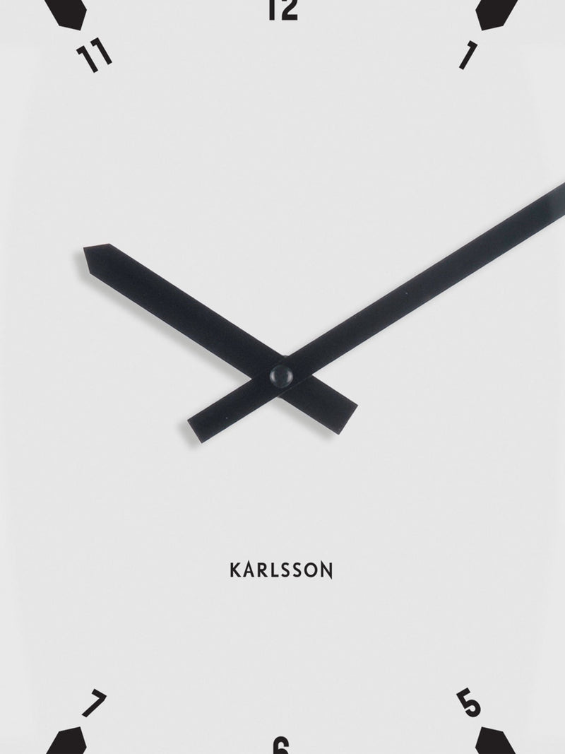 Karlsson wall clock white dome 35cm, imported from the UK
