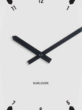 Karlsson wall clock white dome 35cm, imported from the UK