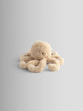 JoJo Maman Bébé plush octopus toy soft yellow faux fur (British brand)