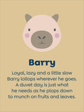 JoJo Maman Bébé Barry Capybara plush toy 20 cm (British brand)