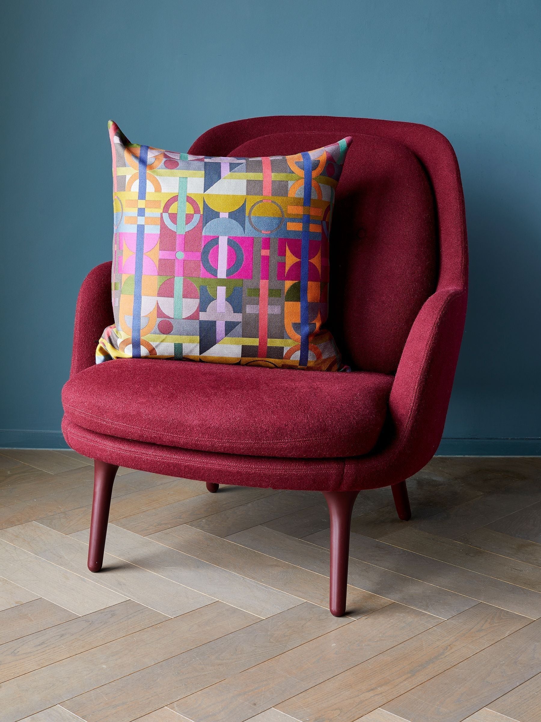 Margo Selby Pink Motion cushion, UK version