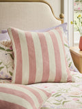 Chenille Stripe Cushion Sage Green 50 x 50cm