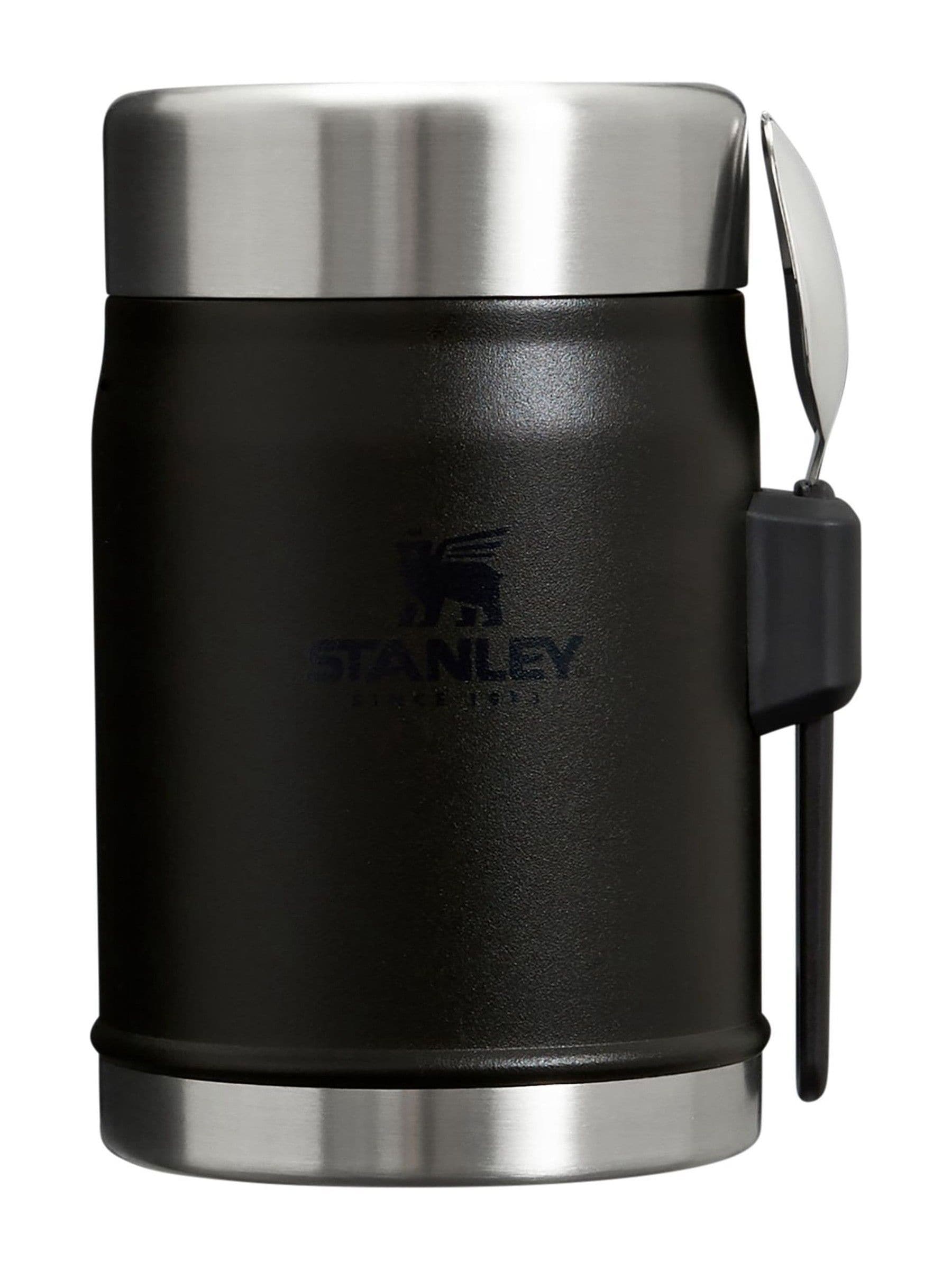 Stanley Black 2.0 The Legendary Food Jar + Spork 0.41L