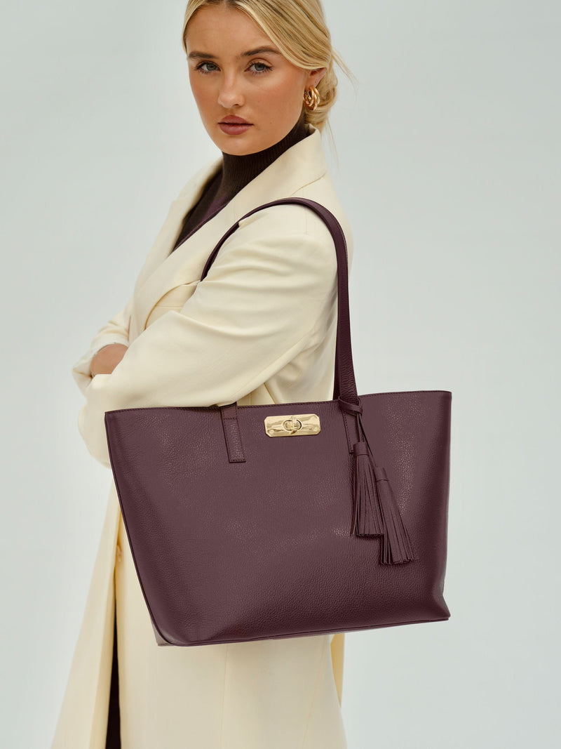 Apatchy The Kate burgundy red leather bag, UK version