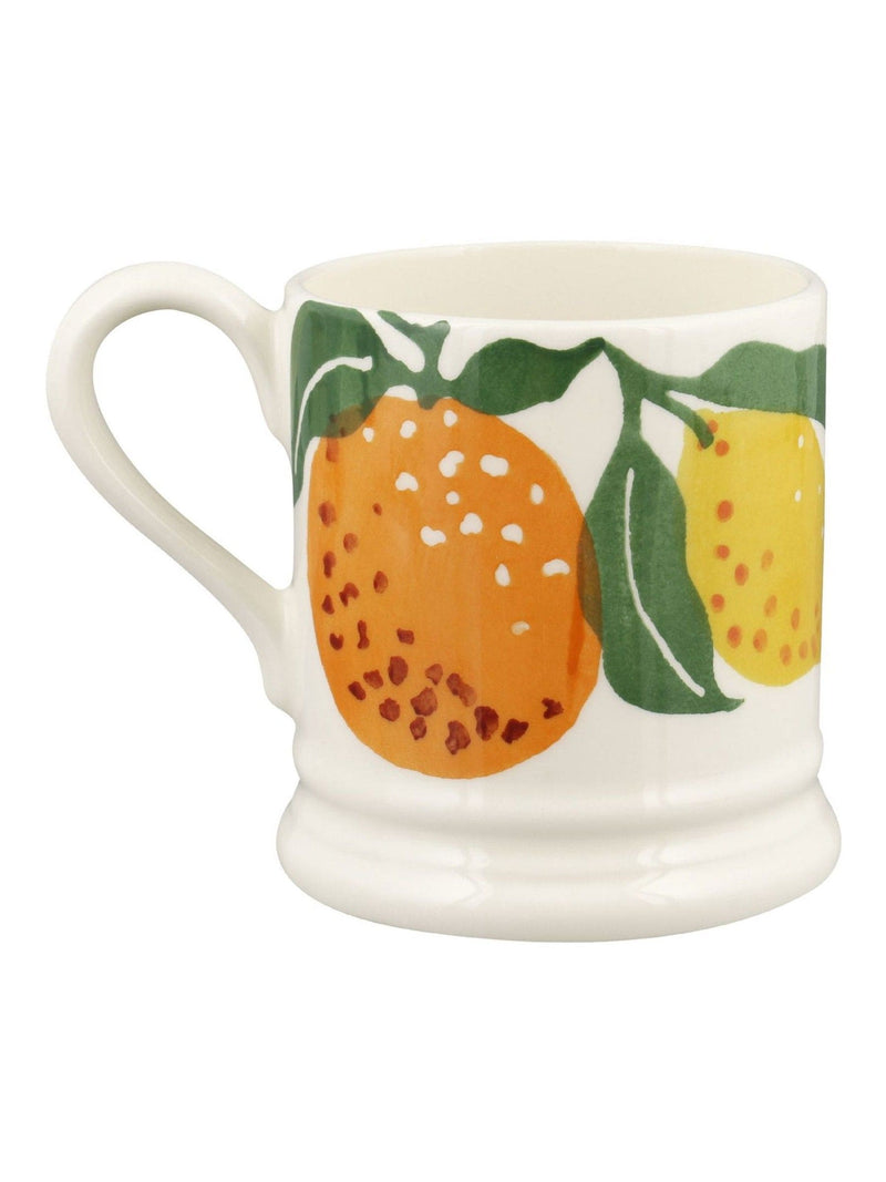Emma Bridgewater oranges and lemons half pint mug, imported from the UK