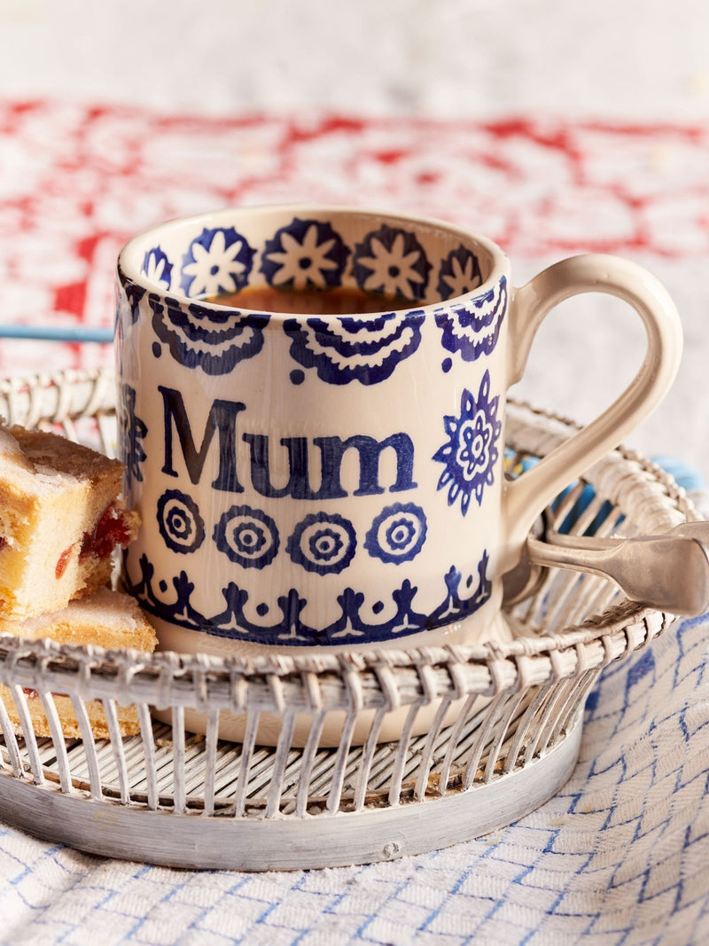 Emma Bridgewater half pint mug with hen and flower design (British brand)
