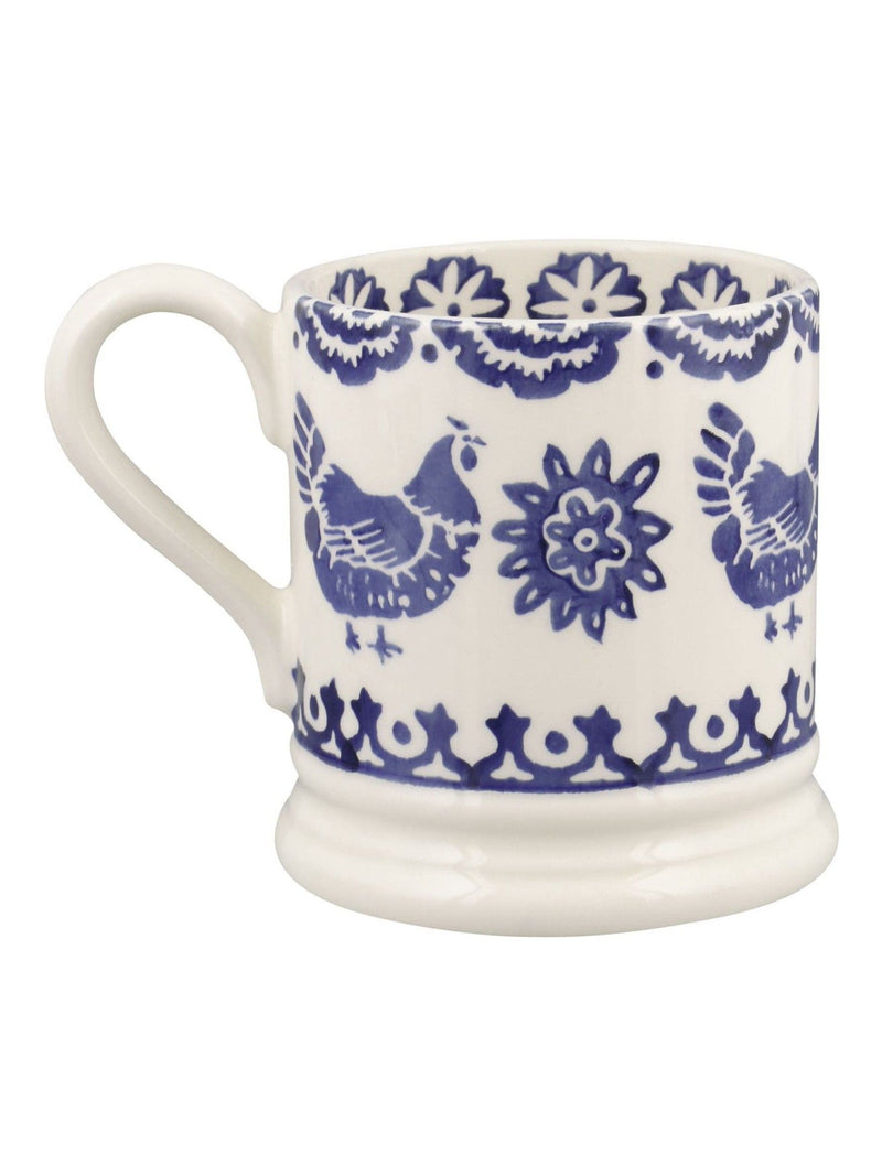 Emma Bridgewater half pint mug with hen and flower design (British brand)