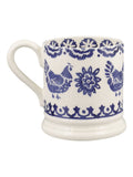 Emma Bridgewater half pint mug with hen and flower design (British brand)