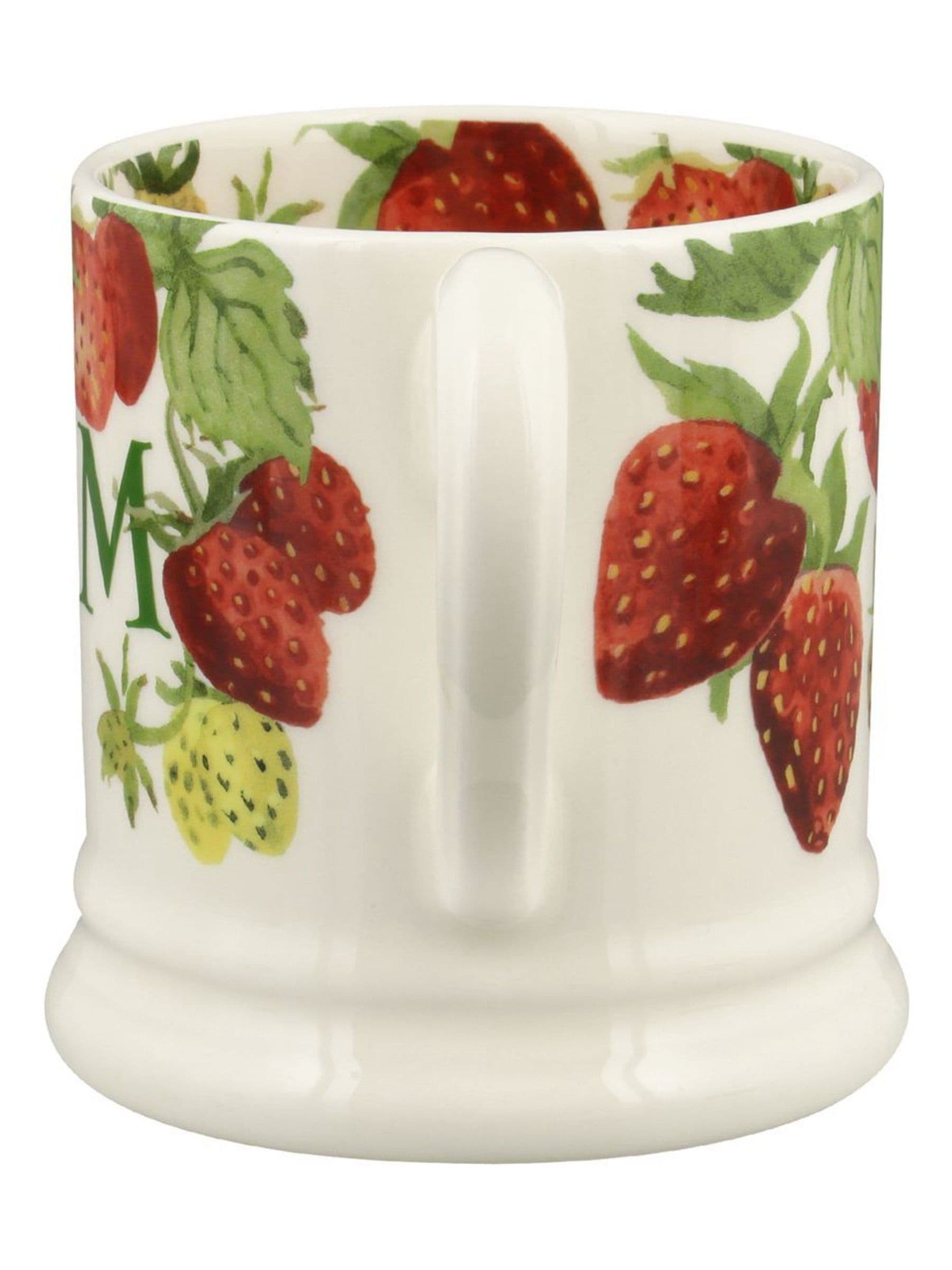 Emma Bridgewater cream strawberries mug half pint - British product