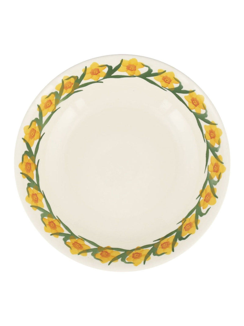 Emma Bridgewater Cream Windblown Daffodils medium serving dish, UK version
