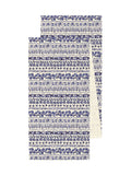 Emma Bridgewater teal blue shells cotton runner, imported from the UK