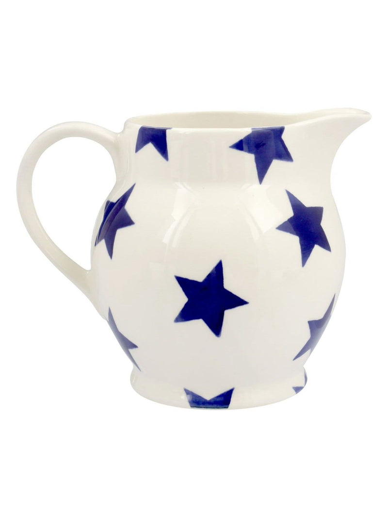 Emma Bridgewater Cream Blue Star 1/2 Pint Jug - British product