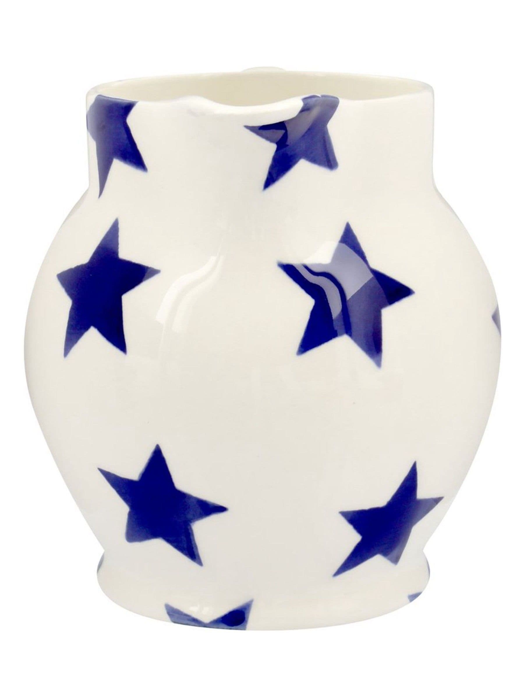 Emma Bridgewater Cream Blue Star 1/2 Pint Jug - British product