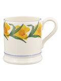 Emma Bridgewater cream windblown daffodils half pint mug (British brand)