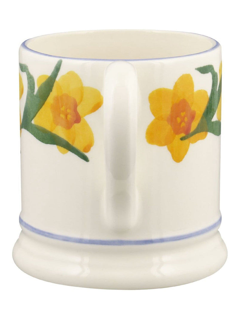 Emma Bridgewater cream windblown daffodils half pint mug (British brand)