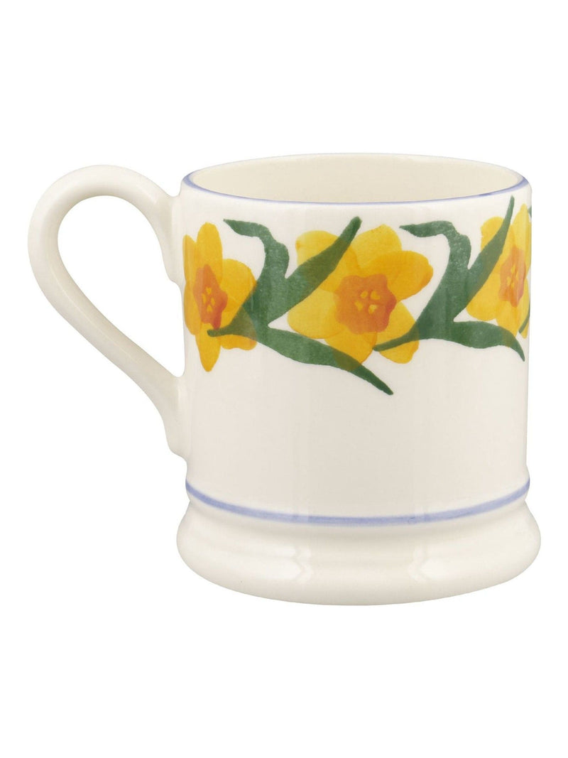 Emma Bridgewater cream windblown daffodils half pint mug (British brand)