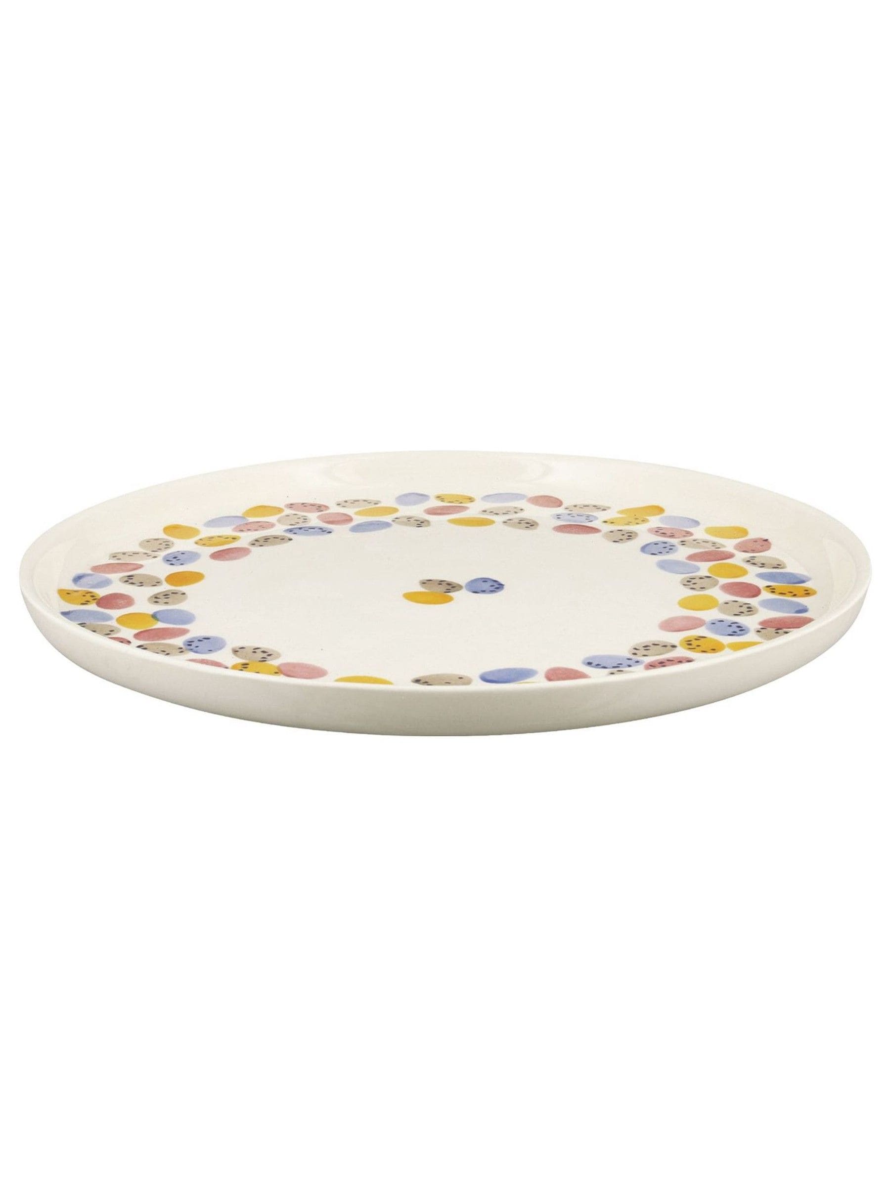 Emma Bridgewater Cream Mini Eggs flat serving plate 28cm (British brand)