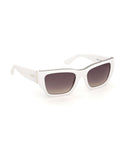 Guess white injected sunglasses with crystal stones, UK version