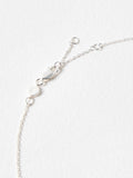 Oliver Bonas pendant necklace silver tone textured heart charm - British product