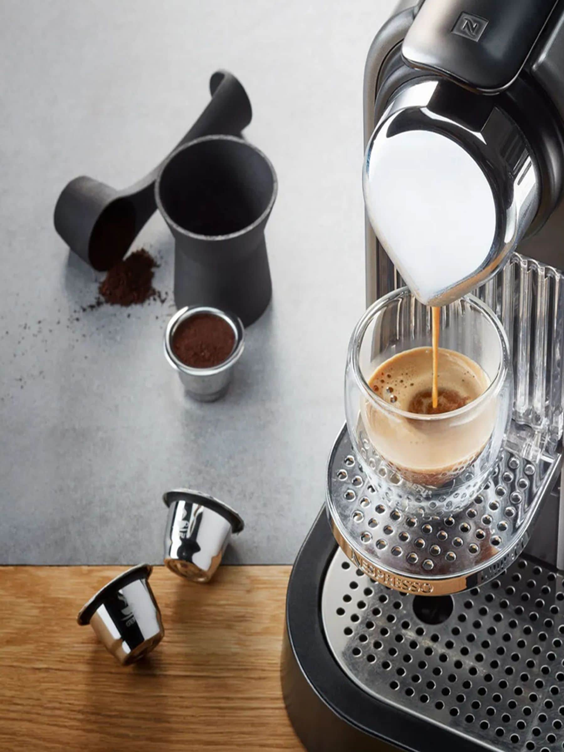 GEFU Conscio reusable coffee capsule set - British product