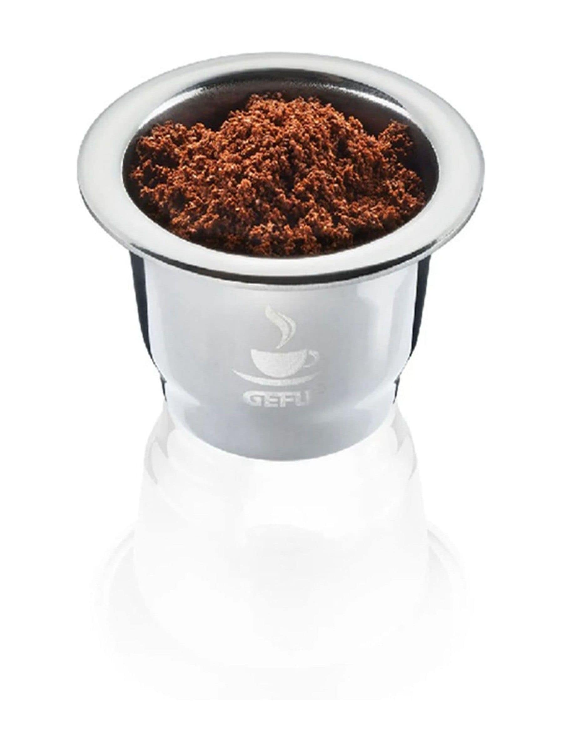 GEFU Conscio reusable coffee capsule set - British product