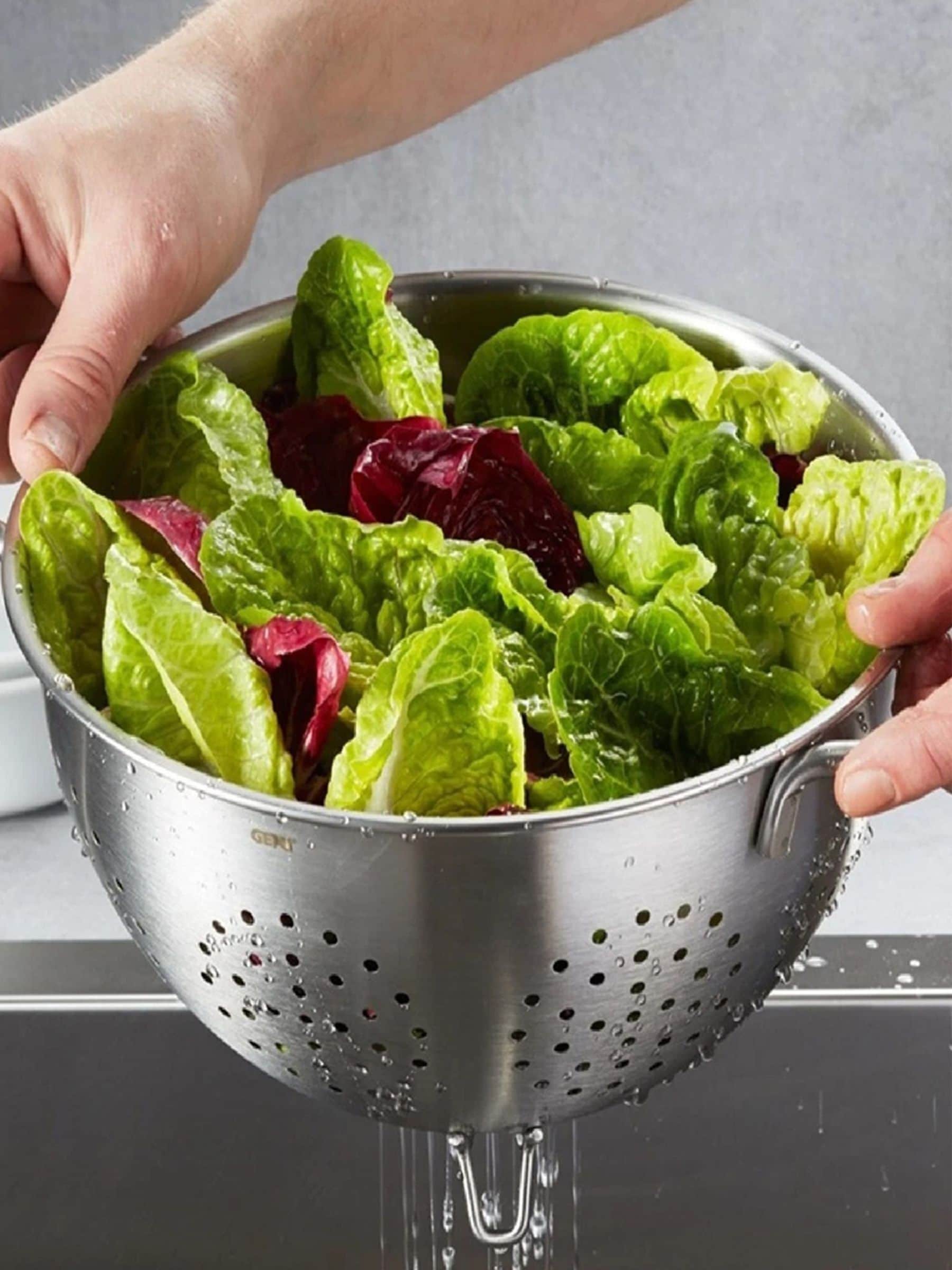 GEFU Silver Colino stainless steel strainer 4L (British brand)