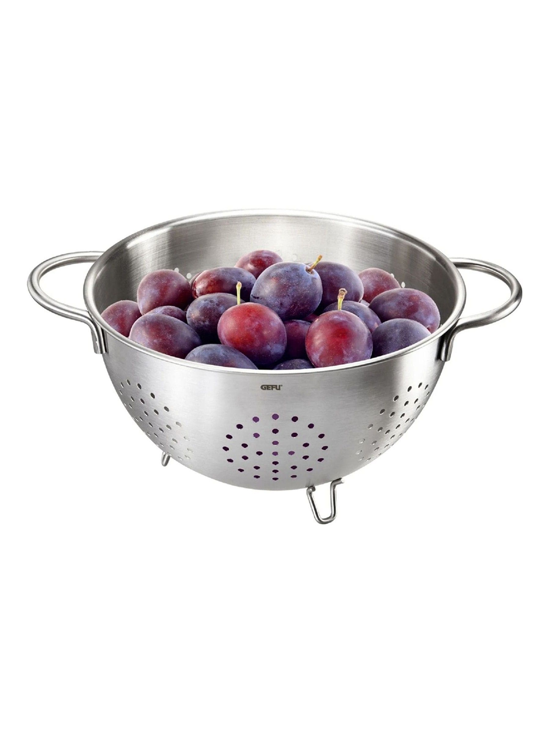 GEFU Silver Colino stainless steel strainer 4L (British brand)