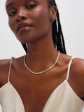 Jon Richard gold plated tennis necklace with cubic zirconia, British product