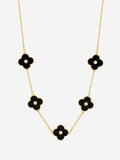 Jon Richard mother of pearl clover necklace 16 inch, UK version