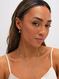Jon Richard Gold Tone Cubic Zirconia Bezel Necklace