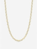 Jon Richard cubic zirconia heart necklace gold plated - British product