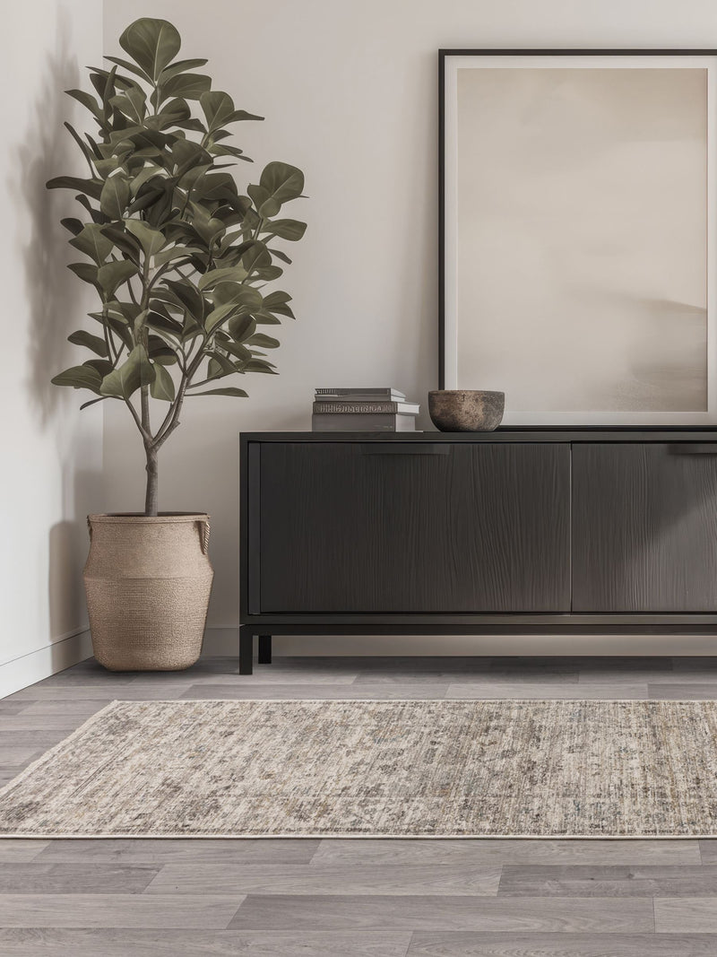 Asiatic Rugs Cream Jasper runner rug (British brand)