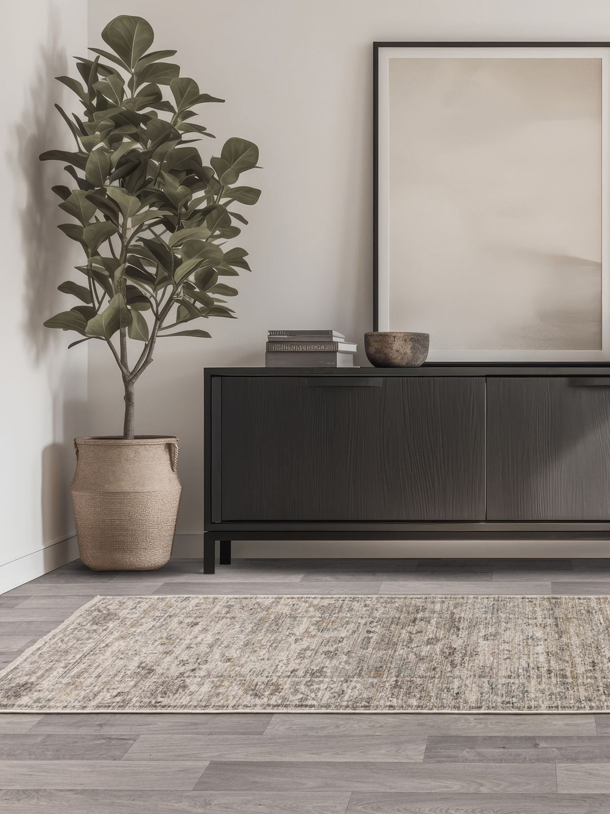Asiatic Rugs Cream Jasper runner rug (British brand)