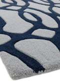 Asiatic Rugs rug Blue Matrix Wire Wool, imported from the UK