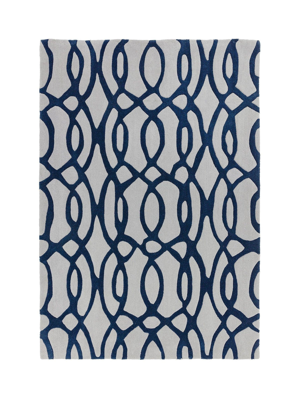 Asiatic Rugs rug Blue Matrix Wire Wool, imported from the UK
