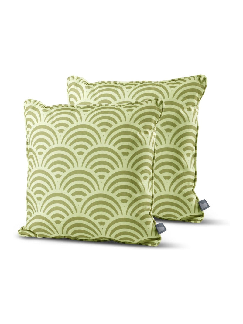 Extreme Lounging olive green outdoor cushions 2 pack, UK version