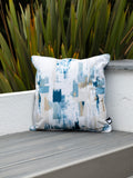 Prestigious Textiles Bamford B blue cushion 43cm (British brand)