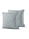 Extreme Lounging 2 pack sea blue Maze B outdoor cushions, UK version