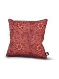 Extreme Lounging William Morris cushions coral orange 43cm, imported from the UK