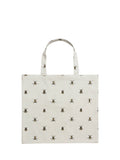 Sophie Allport bees folding shopping bag pale green, imported from the UK