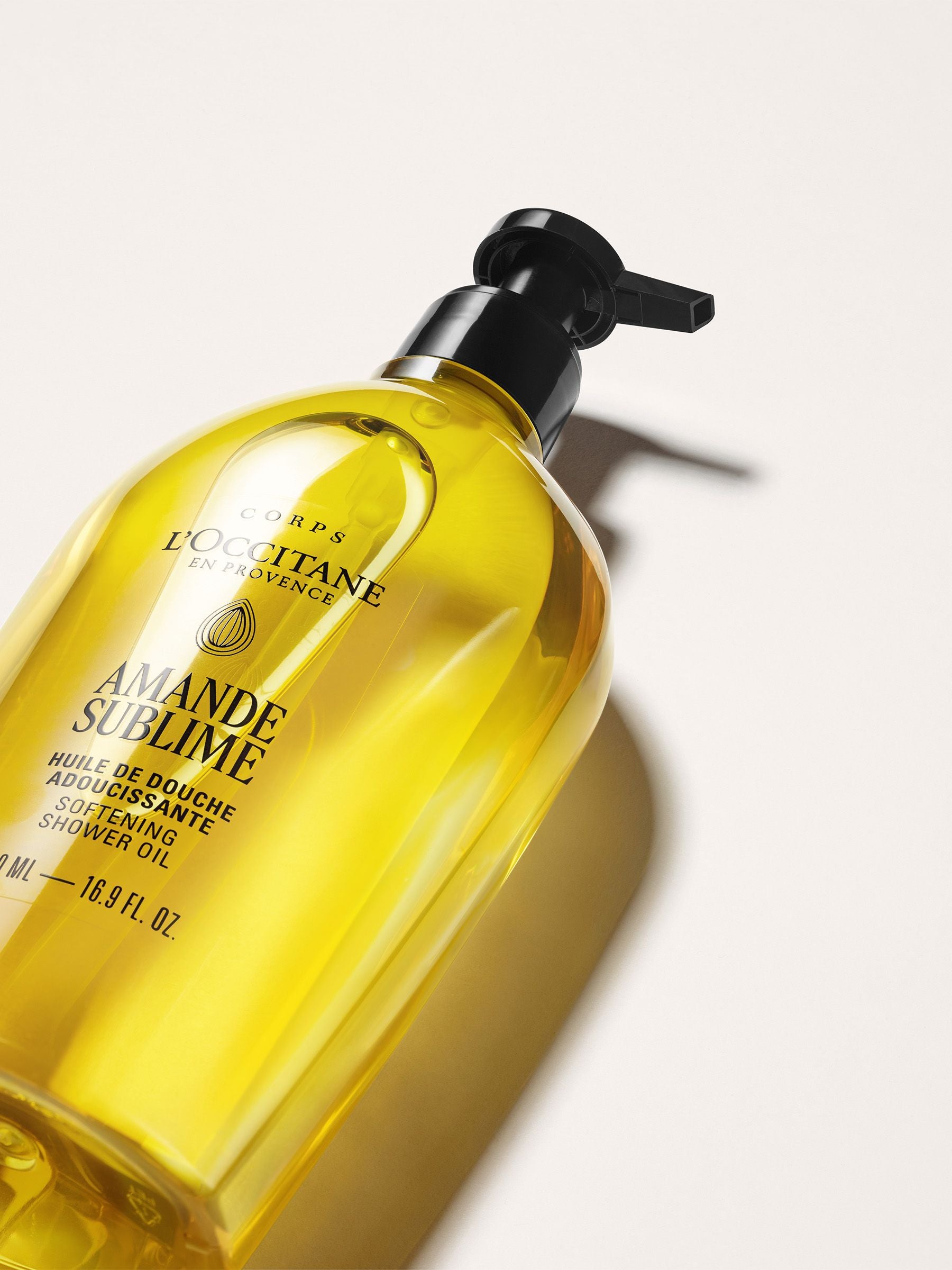 L'Occitane Almond Shower Oil 500ml, imported from the UK