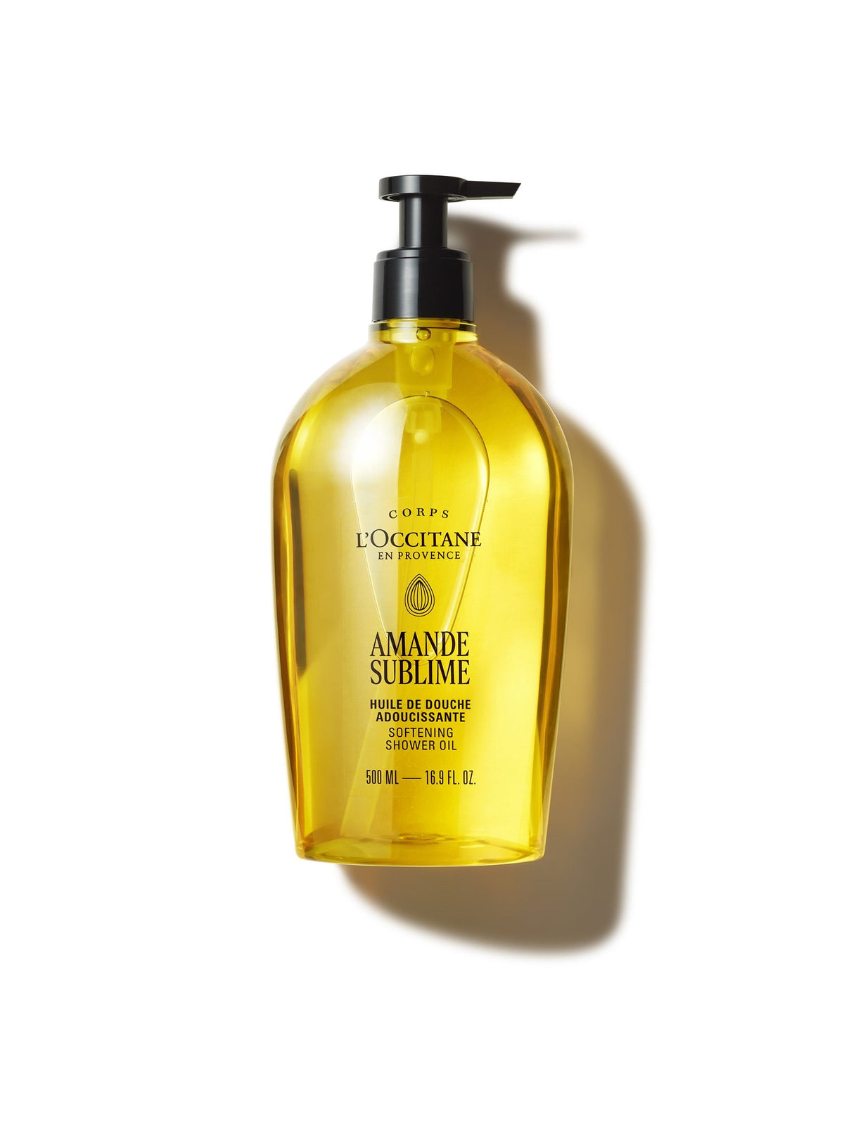 L'Occitane Almond Shower Oil 500ml, imported from the UK