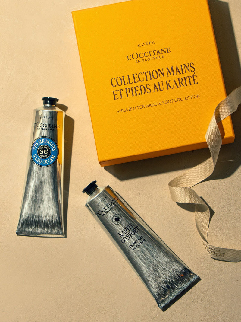 L'Occitane Shea Butter hand and foot collection gift set, imported from the UK