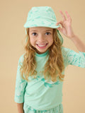 MORI Green Sun & Swim Hat with Neck Protection