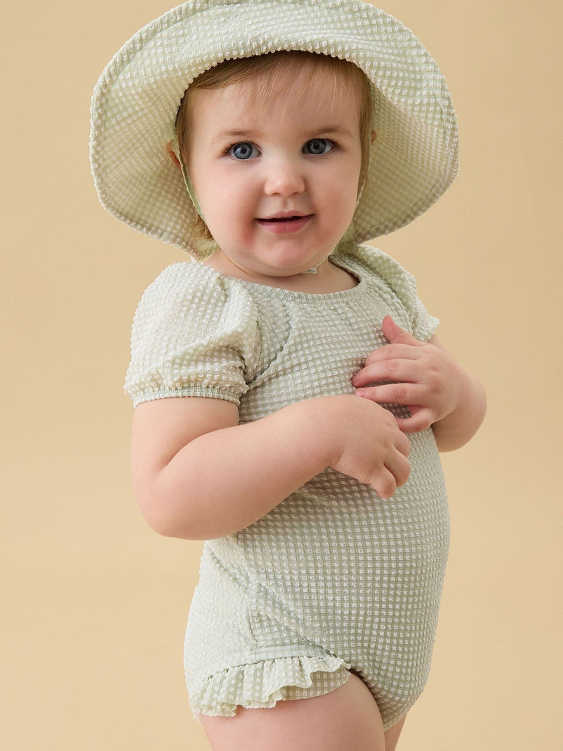 MORI green floppy sun hat, UK version